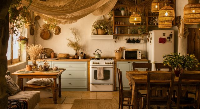Bohemian Kitchen Decor: Free-Spirited Style