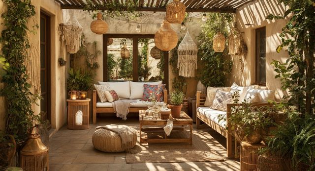 Bohemian Outdoor Living: Furniture & Decor