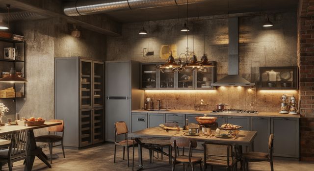 Industrial Kitchen: Raw, Refined & Ready