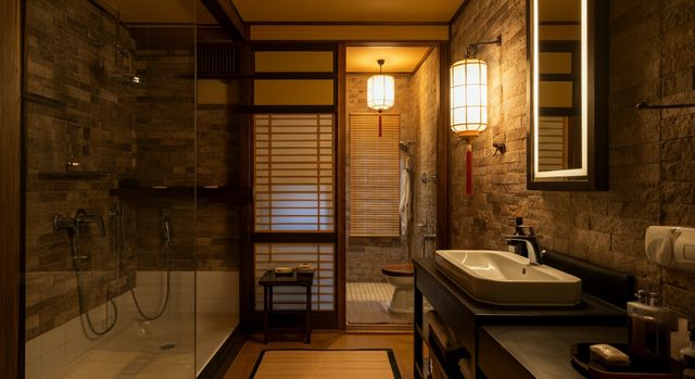 Japandi Bathroom Ideas & Decor