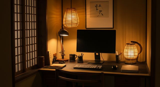 Japandi Desk Setup: Minimalist Zen Workspaces