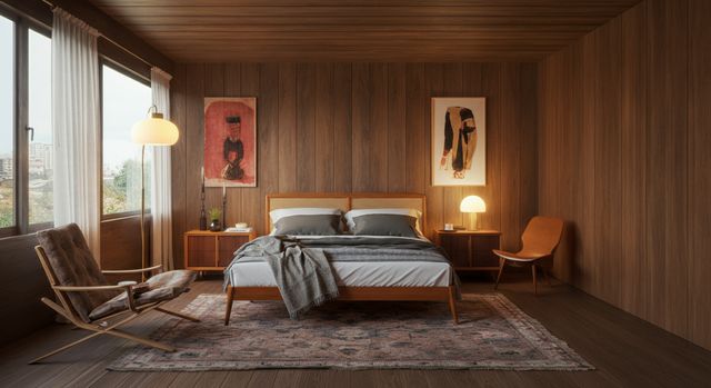 Mid-Century Modern Bedroom: Style & Serenity