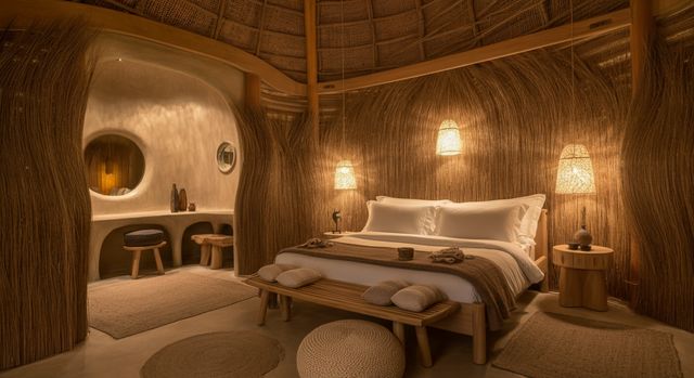 Modern Organic Bedroom: Curated Comfort