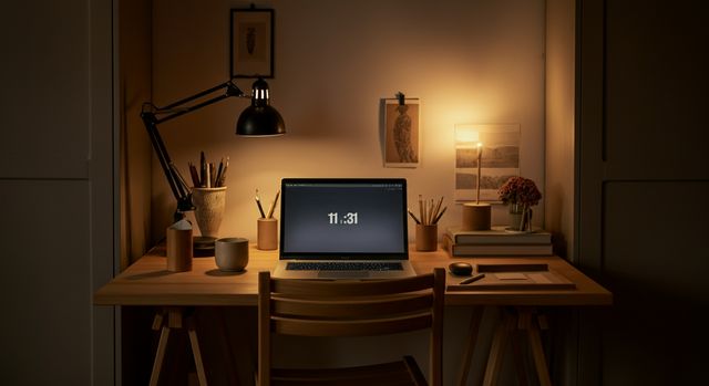 Scandinavian Desk Setup: Minimalist Workspace