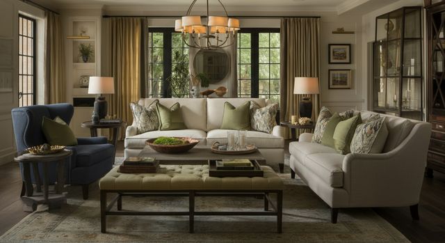 Transitional Living Room Ideas & Decor