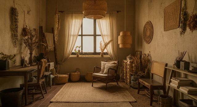 Wabi Sabi Home Office: Imperfectly Perfect Workspace